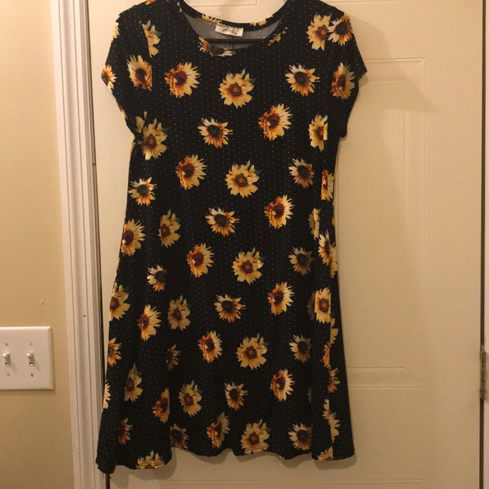Pinc Sunflower dress